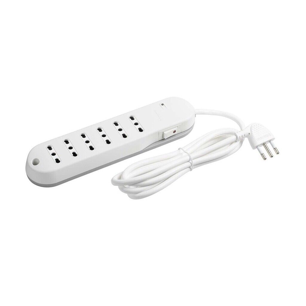 Bticino BTI 3636DBF SLIM6-MULTIP 10/16A INT. SAFE+SALVAF BIANCO