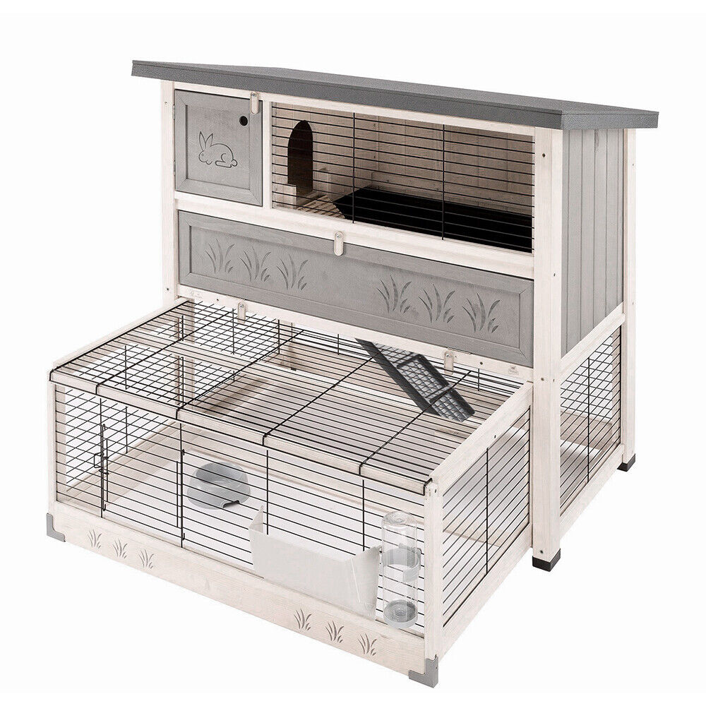 Ferplast RANCH 120 MAX Conigliera da Esterno in Legno FSC con Accessori inclusi