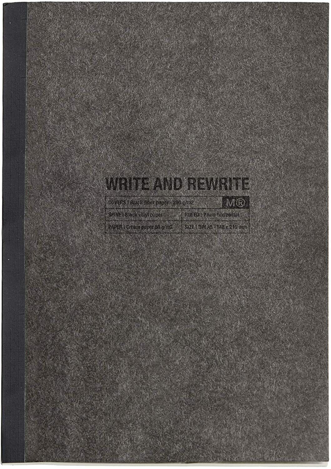 QUADERNO MIQUELRIUS 1176 JUST BLACK A4 COP. MORBIDA 48F. RIG