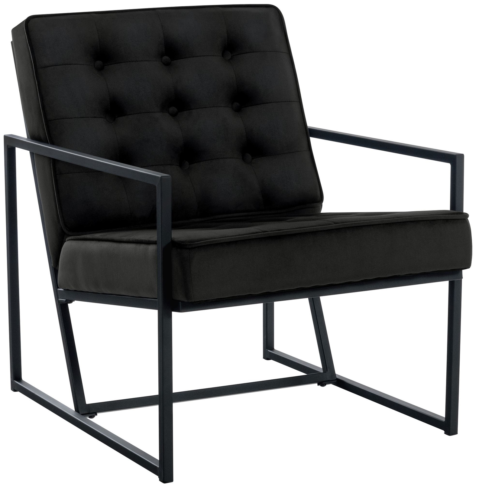 Lounger Avon Velvet nero 321208