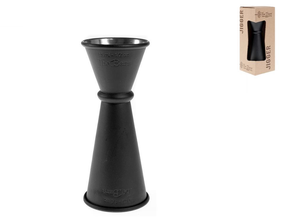 THE BARS Jigger Inox Cockt Nero 15/30