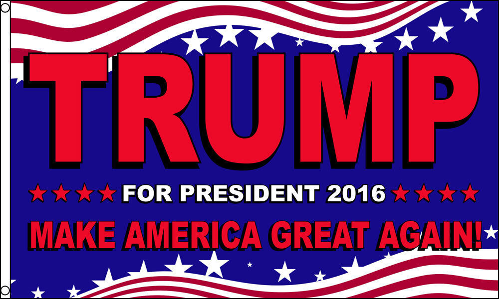 BANDIERA DONALD TRUMP PRESIDENTE STATI UNITI 2016 150x90cm - BANDIERA DI TRUMP 9