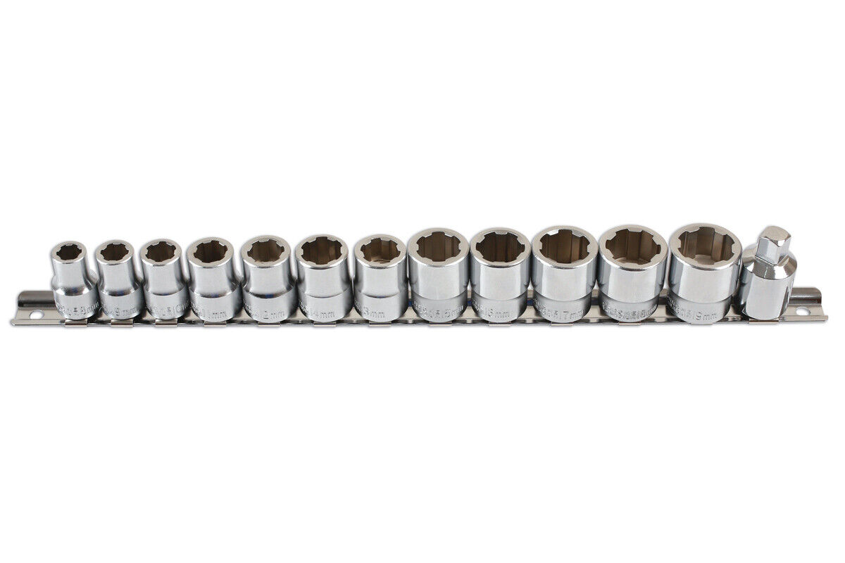 Presa Set Danneggiato / Non Danneggiato Dadi 1cmD 13pc 6834 Laser Nuovo