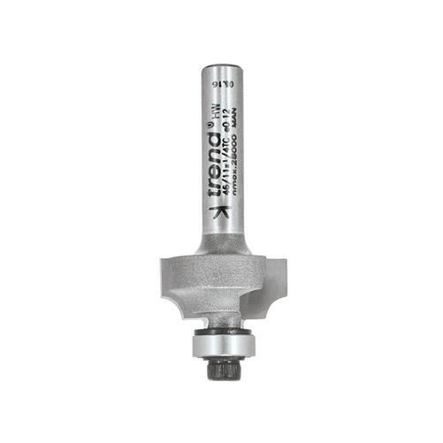 Trend 46/11 x 1/4 TCT Cuscinetto Guidato Ovolo & Rotonda Sopra 3.2mm Raggiata