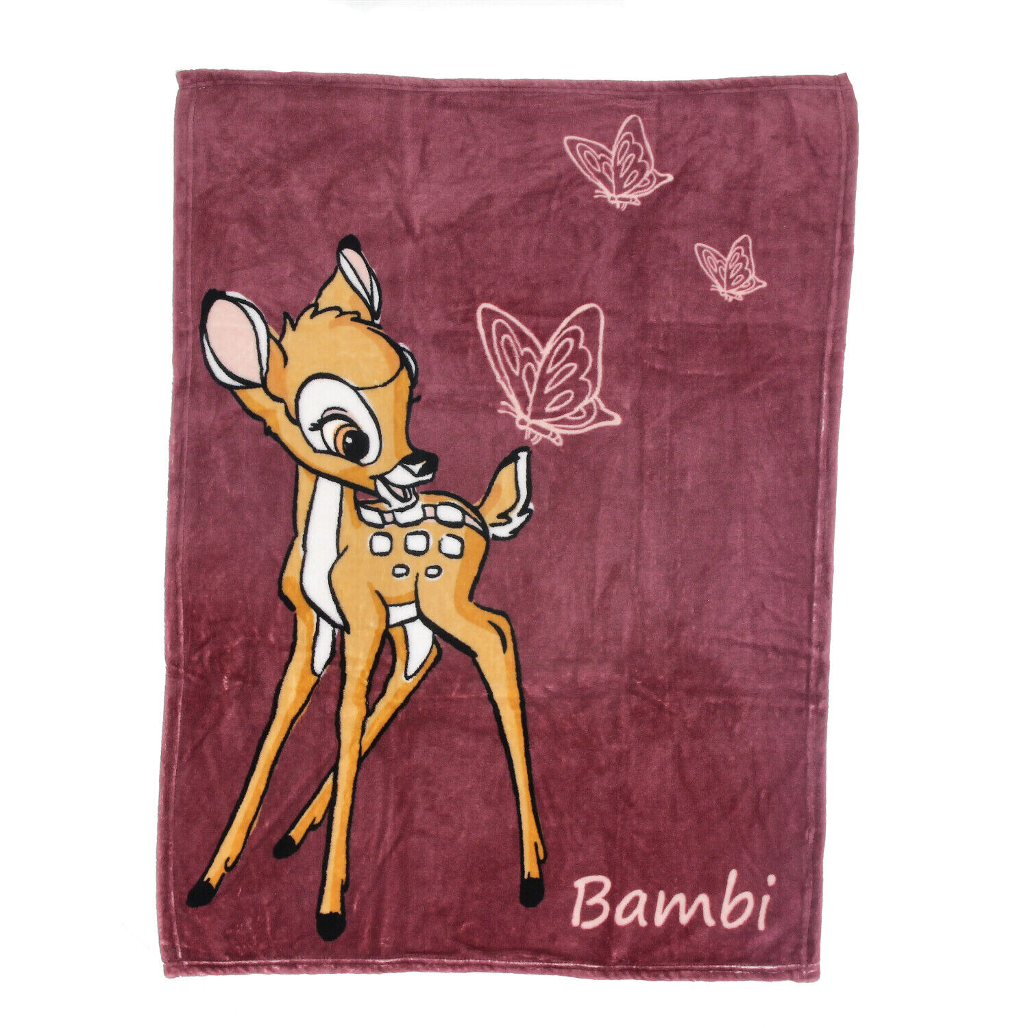 Bambi Bambino Pile Coperta con le Fattezze Bambi 100cm X 75cm (99.1cm X 73.7cm)