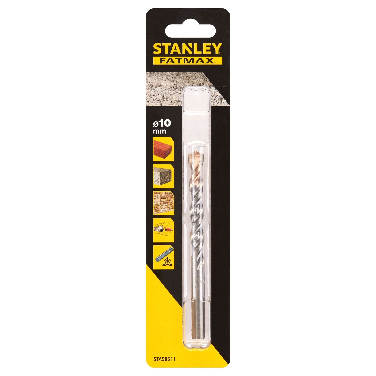 Punte Per Pietre Con Gambo 3 Faccia 10X120MM