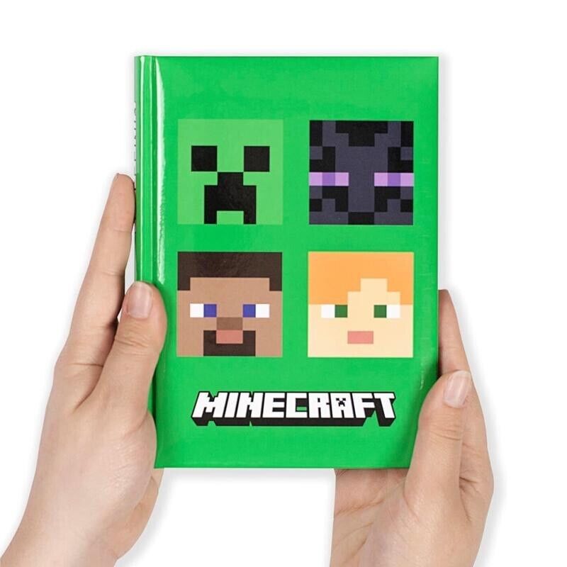 Diario Agenda Minecraft Pixel Faces  non datato 12 Mesi 2024/25  13,5cmx18,5cm