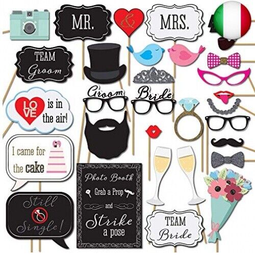 YZCX Foto Props DIY Photo Booth Accessor Cabina Fotografica Puntello per Festa