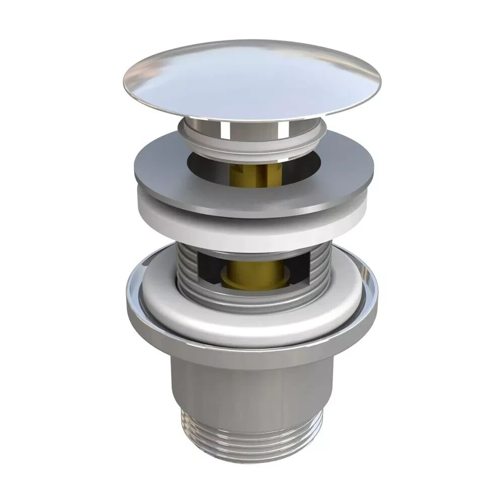 Piletta con Saltarello Cromato Con troppopieno  - BONOMINI SRL 0943OT54S7