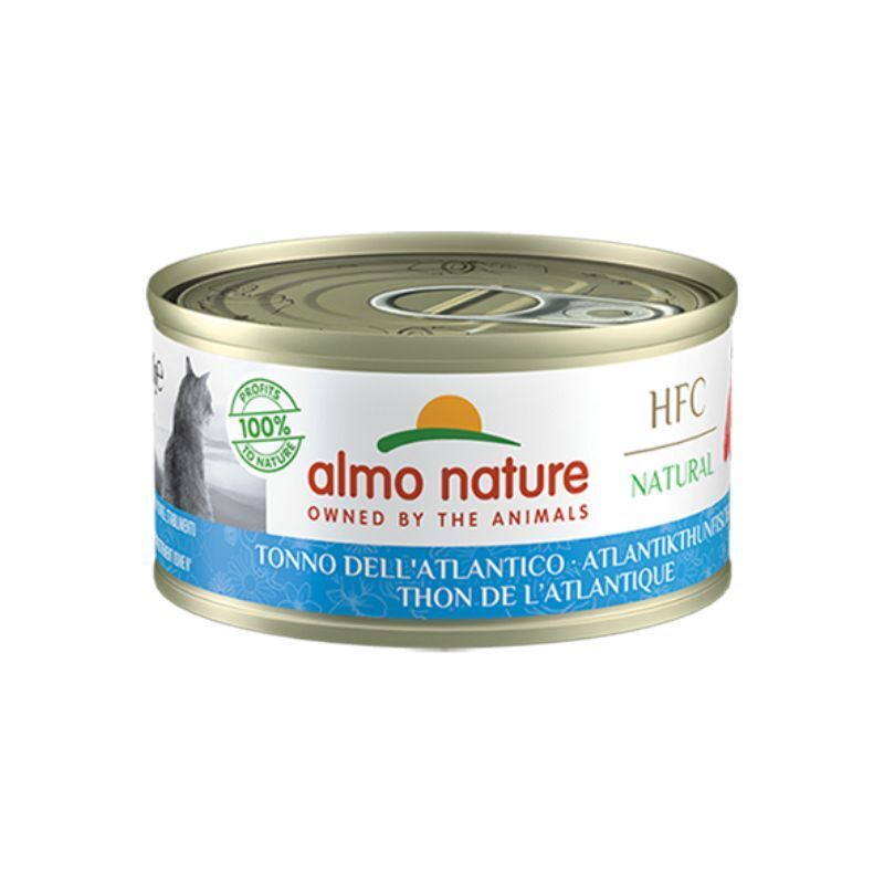 Almo nature cat hfc natural tonno dell'atlantico 70gr