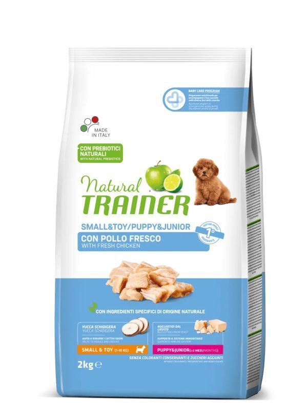 Trainer Cane Small & Toy Mantenimento Puppy & Junior 2 kg Pollo