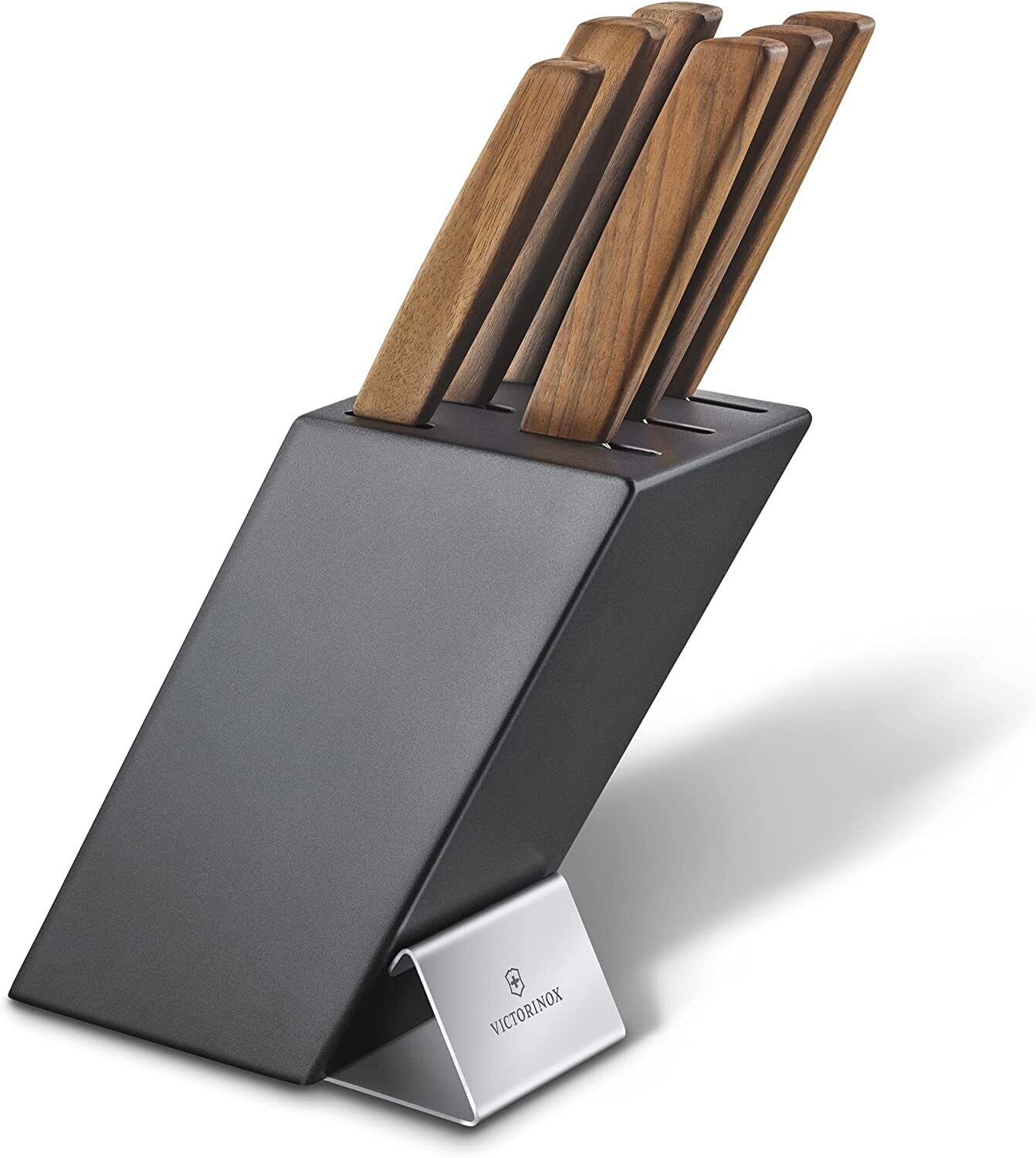 Victorinox V-6.71 86.6 Swiss Modern Messerblock, 6-Teilig, aus Buchenholz, Legno