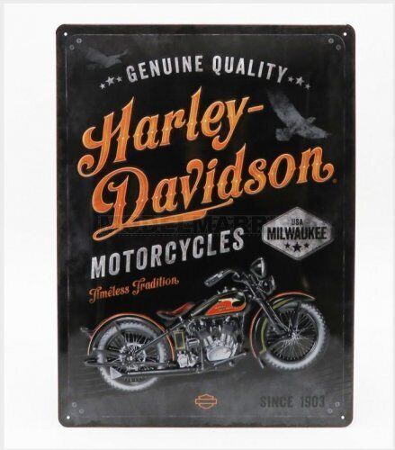 EDICOLA 3D23279 ACCESSORIES - 3D METAL PLATE - HARLEY DAVIDSON TIMELESS TRADITIO