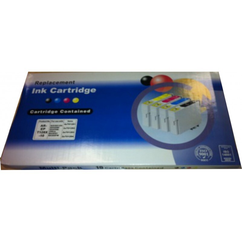 10 CARTUCCE T0711 T0712 T0713 T0714 COMPATIBILI PER Epson Stylus D78D78D92 T0891
