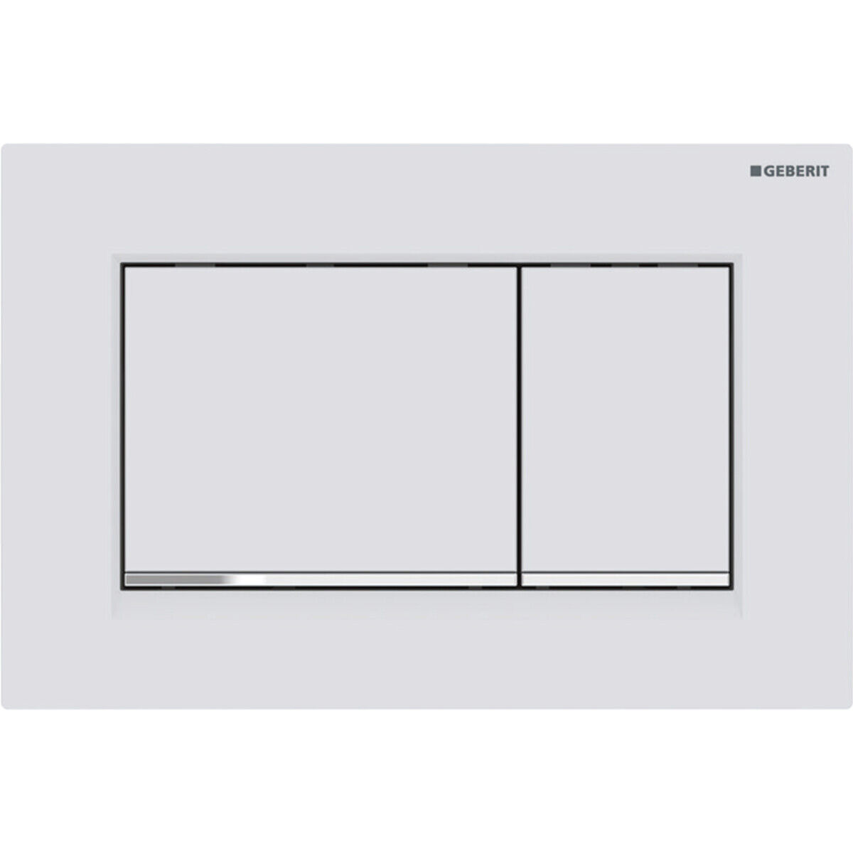 Geberit Sigma 30 Placca di Comando Bianco Opaco/cromato lucido/bianco opaco | 11