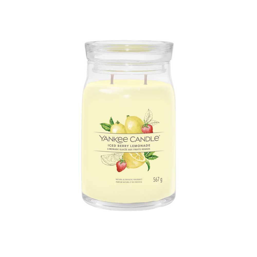 YANKEE CANDLE CANDELA GRANDE ICED BERRY LEMONADE