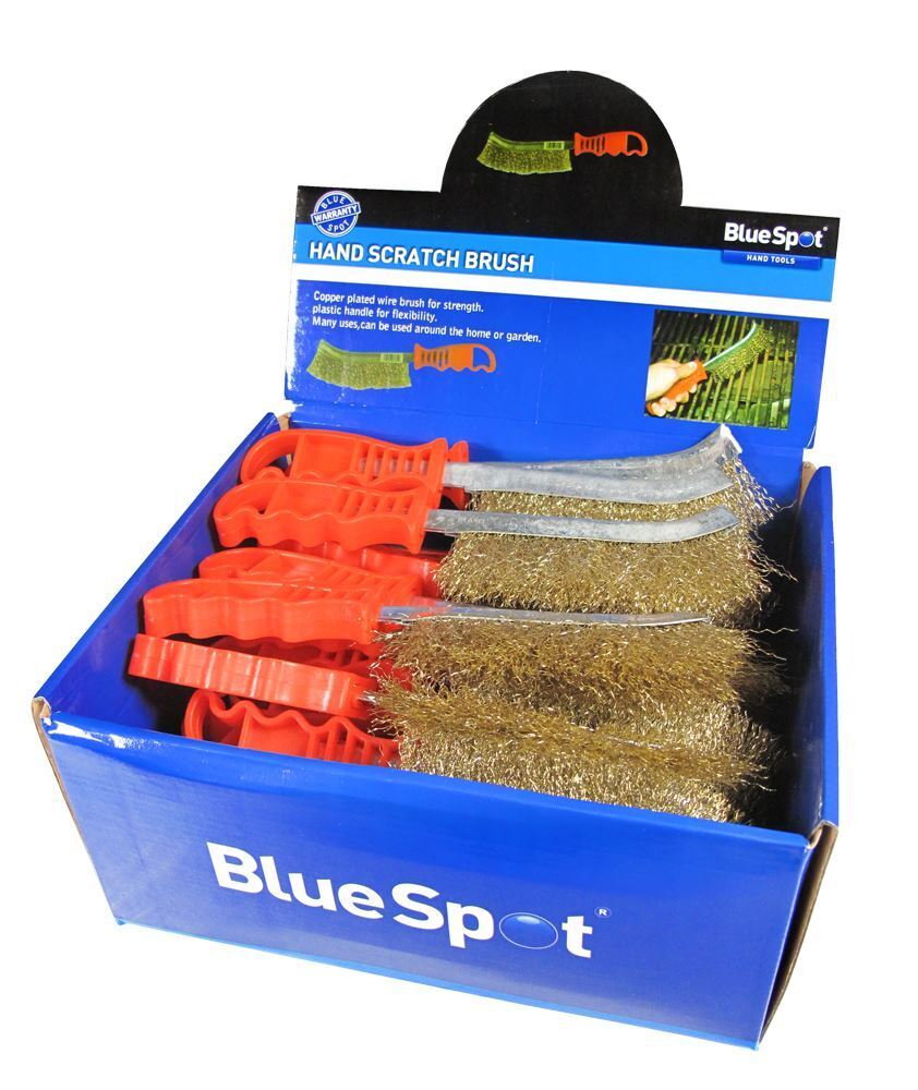 Strumenti Blue Spot: pennello per graffiare le mani