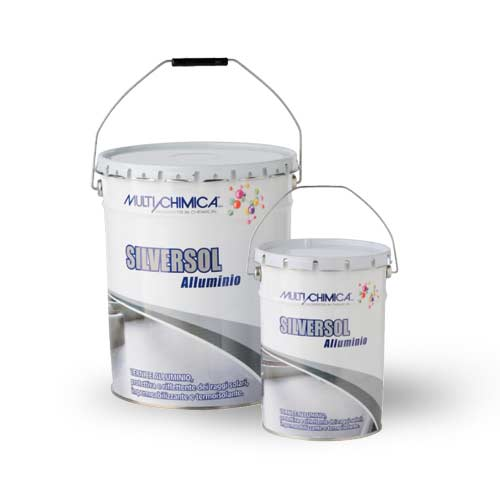 Multichimica SILVERSOL ALLUMINIO vernice impearmibilizzante termoisolante 10 LT