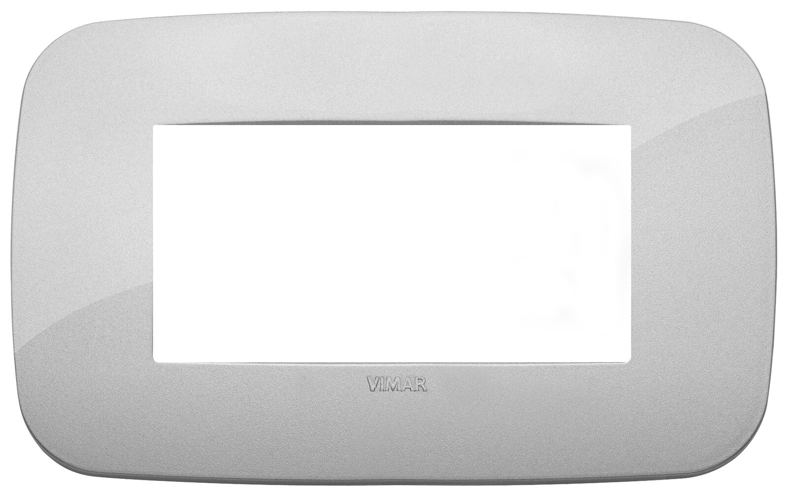 Vimar 19684.89 Arke - placca 4 moduli silver