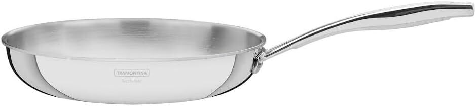 Tramontina Grano 62155260 - Padella in acciaio inox per piani cottura a 26 cm