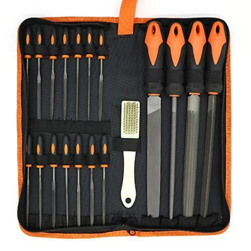 Lime Metalli, 19 Pcs Set Lime Metallo, Lime ad Ago, Lima Semitonda, Limes (Q6E)