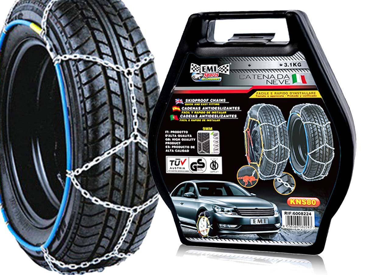 Catena Da Neve 9mm KNS80 Gruppo 80 Omologato ONORM V5117 CN98080