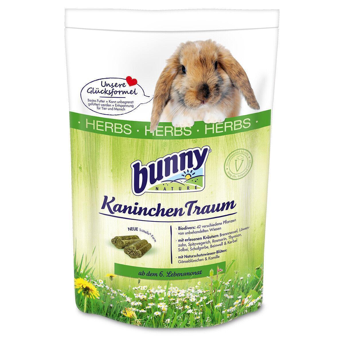 BUNNY SOGNO PER CONIGLI HERBS. 750GR