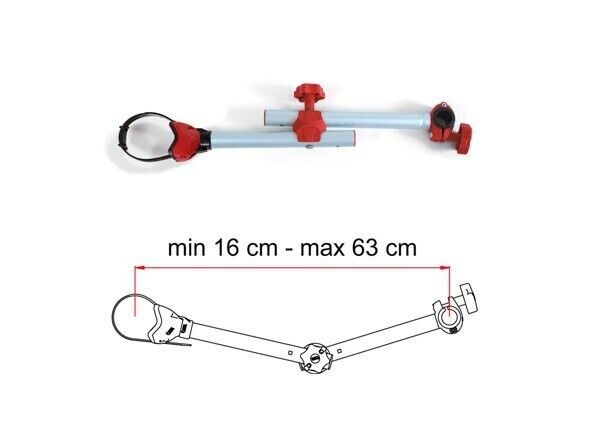 BLOCCA BICI PRO D2 ROSSO FIAMMA