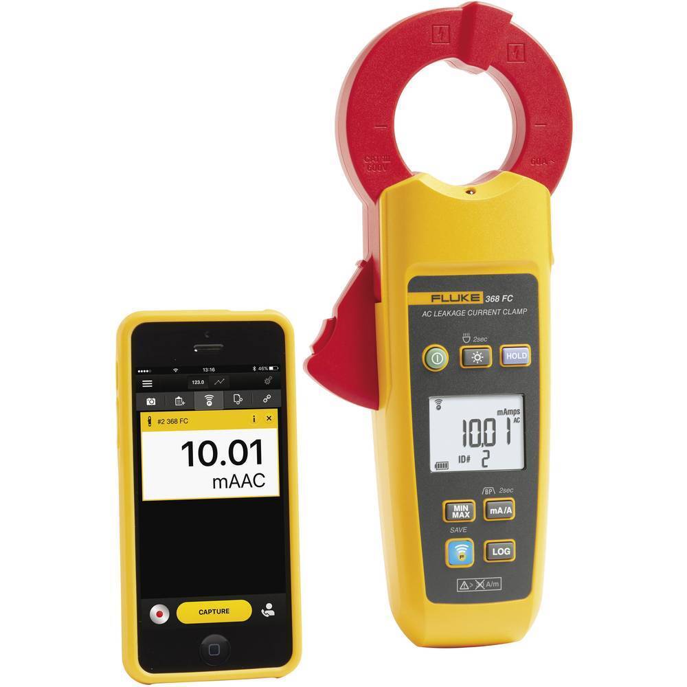 Fluke 368 FC Pinza amperometrica digitale Data logger CAT III 600 V Display