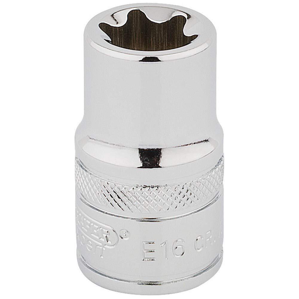 Draper TS12/B E16, attacco quadro, blu, 1/5,1 cm Square Drive