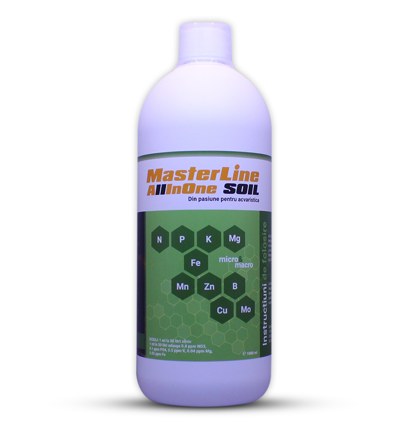 MASTERLINE ALL IN ONE SOIL 1000 ml FERTILIZZANTE CONCIME ACQUARIO FONDO ALLOFANO