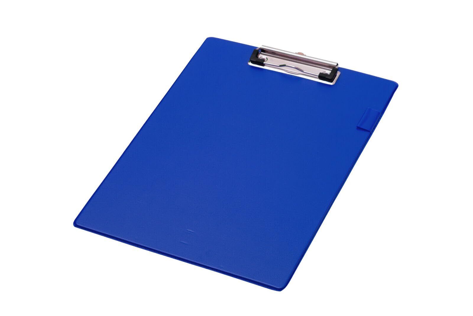 Q-Connect Foolscap/A4 PVC Clipboard - Blue