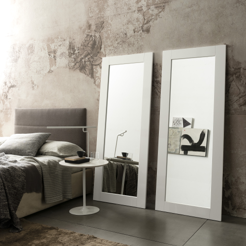 ARHome, Specchiera da Terra, 166 x 66, Bianco Opaco, Made in Italy