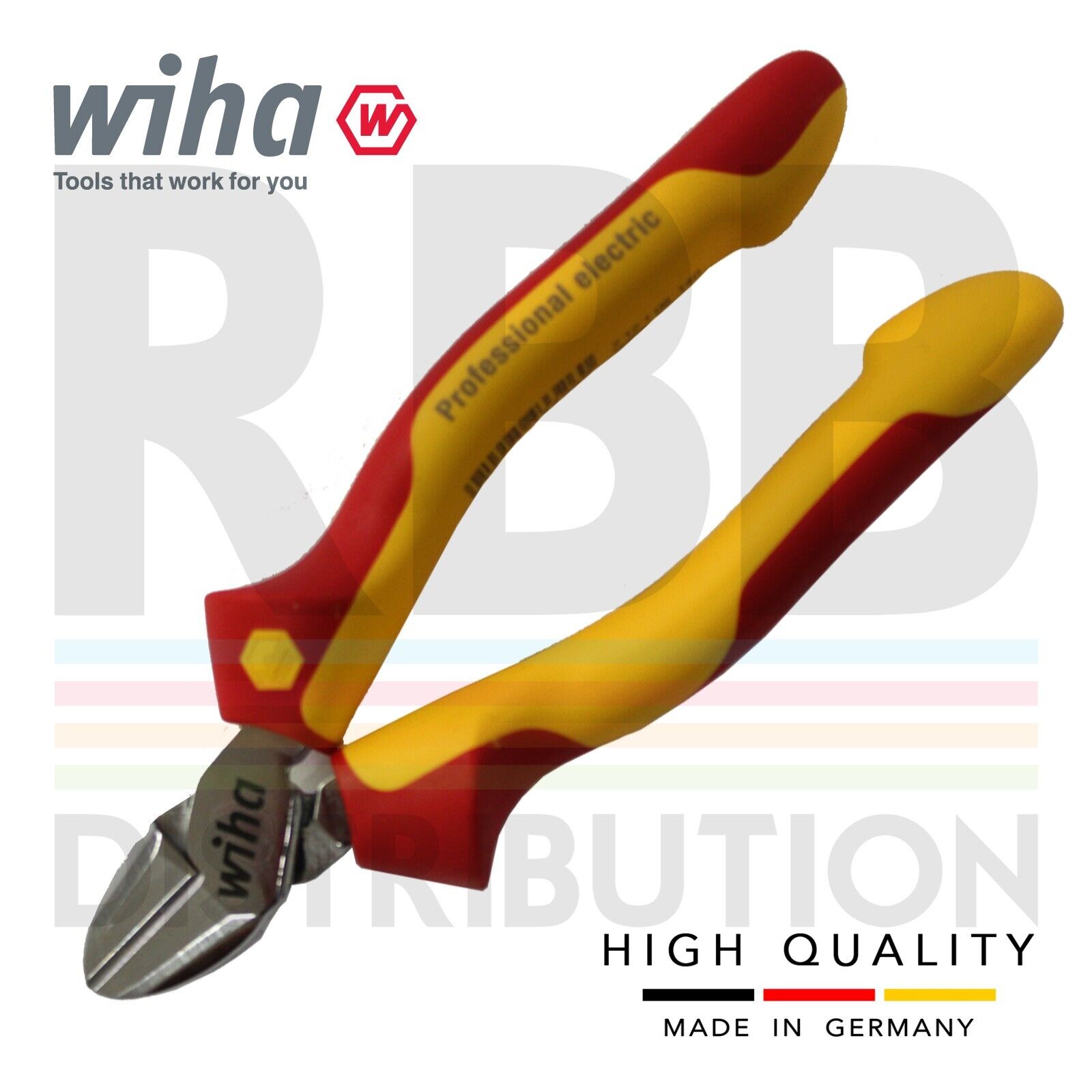 Wiha Diagonali Taglierino Dynamicjoint Professional VDE Elettricista 140mm Lungo