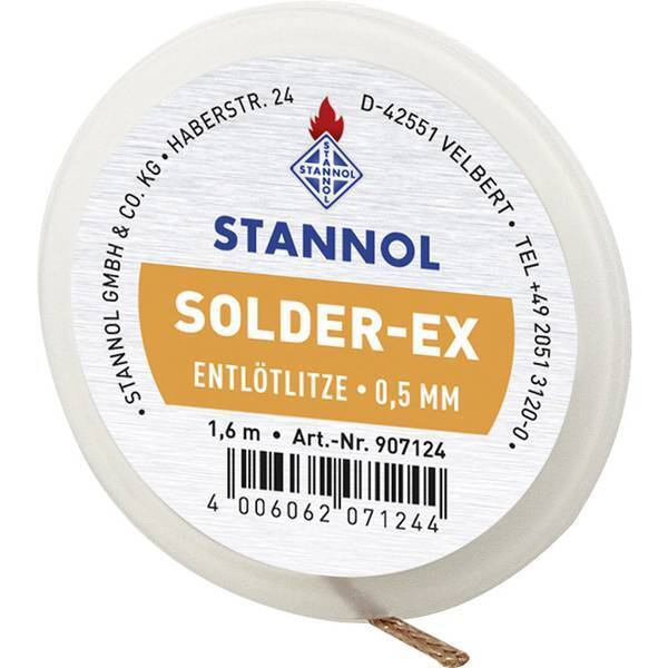 Treccia stannol solder-ex lunghezza 1.6 m