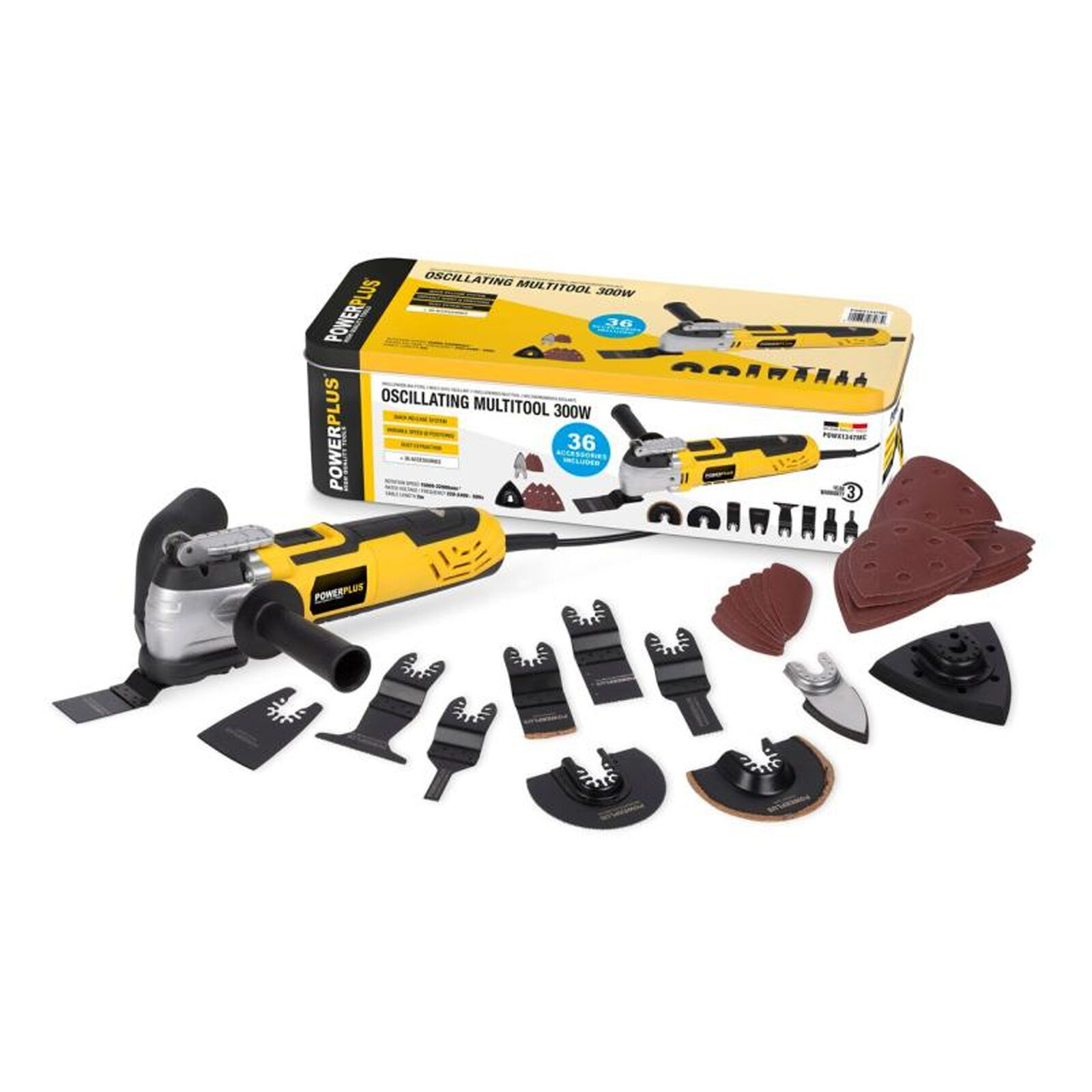 Utensile Multifunzione Con Accessori 300W Power Plus Powx1347mc