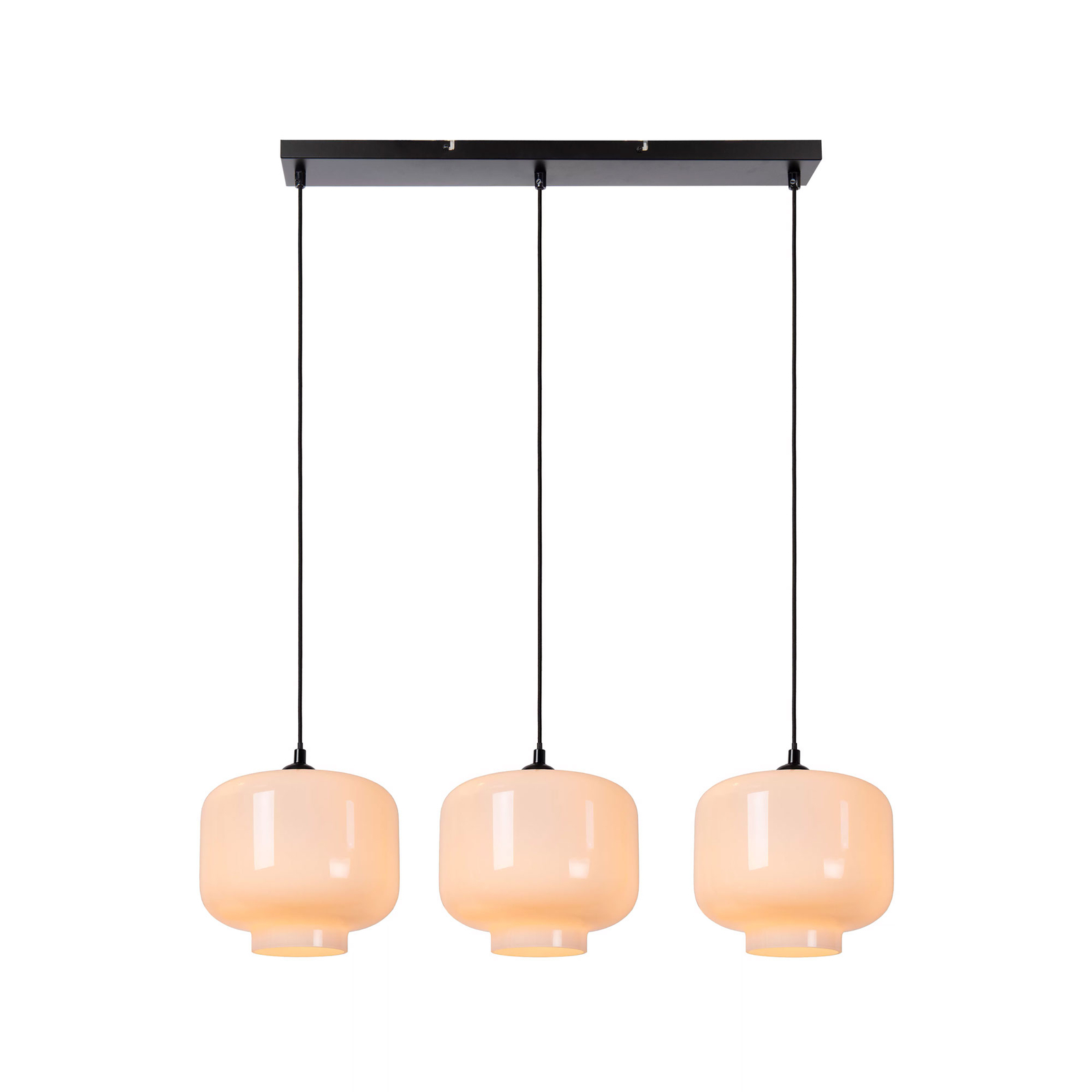 Lucide Lampada a sospensione con 3 diffusori lineari in vetro dal design moderno