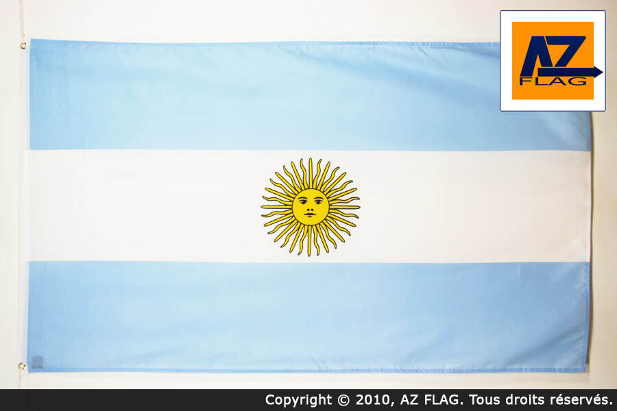 BANDIERA ARGENTINA 90x60cm - BANDIERA ARGENTINA 60 x 90 cm - Nuova