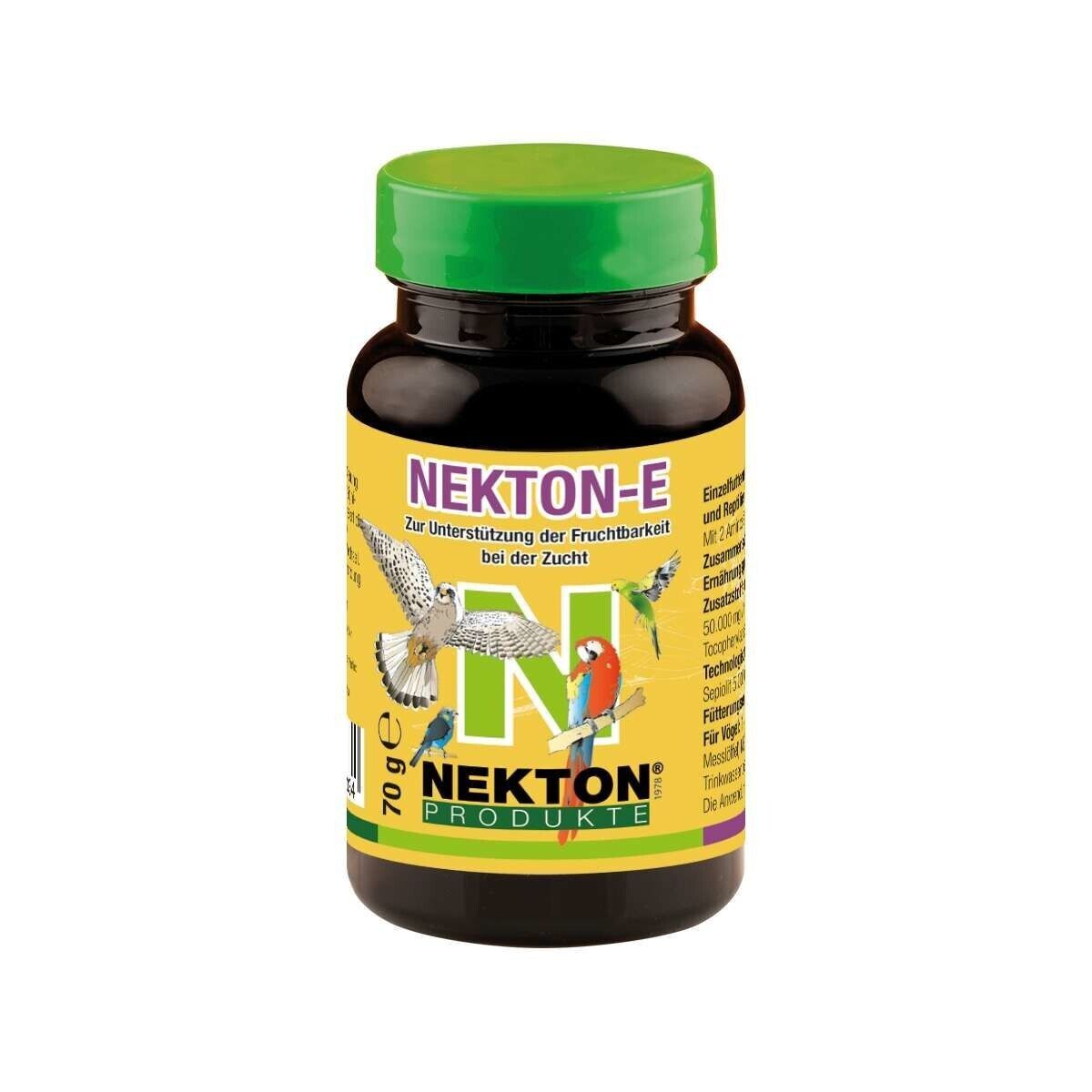 NEKTON E 70g, Vitamine Uccelli, Preparazione Uccelli, Alimentazione Uccelli