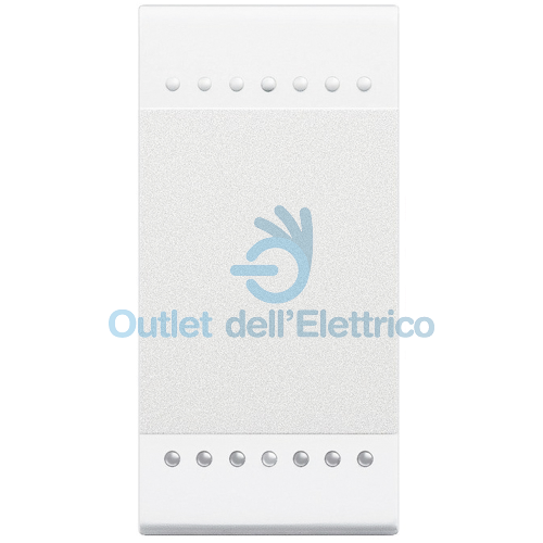 BTICINO N4003A LIVING NOW DEVIATORE 1P 16A 1M BIANCO CON MORSETTO AUTOMATICO