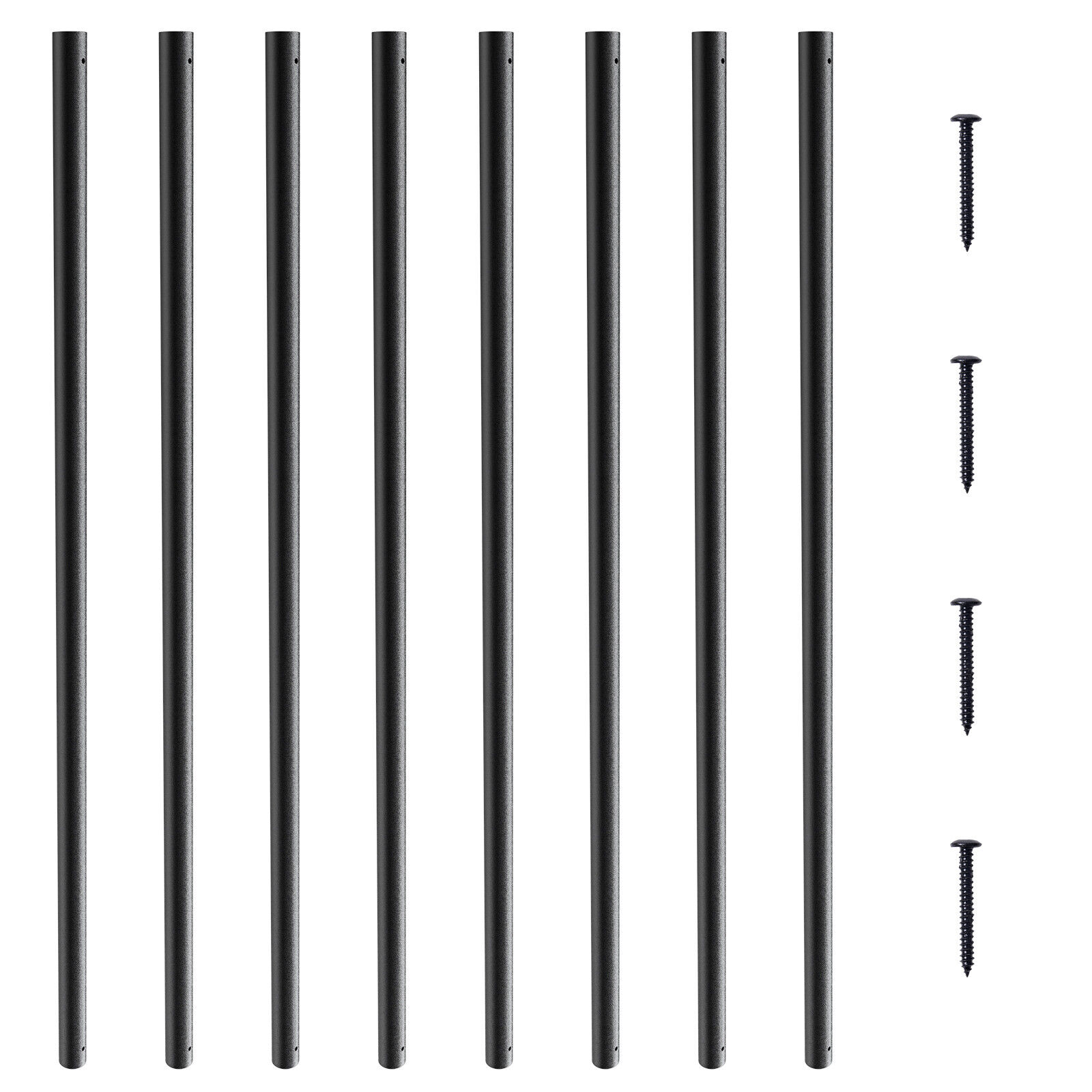 VEVOR Balaustre in Metallo per Scale in Alluminio 19 x 19 x 810 mm con Viti