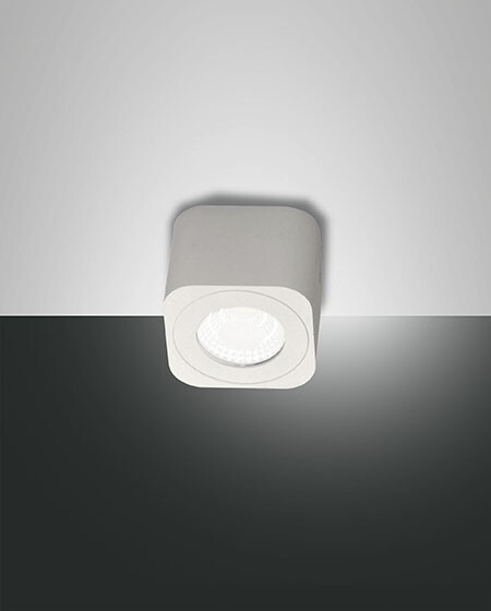 Palmi lampada soffitto spot led 6w bianco quadrato