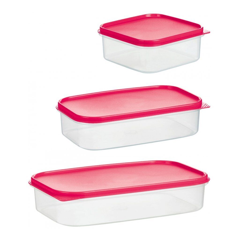 SET 3 CONTENITORI FREEZER RETTANGOLARI