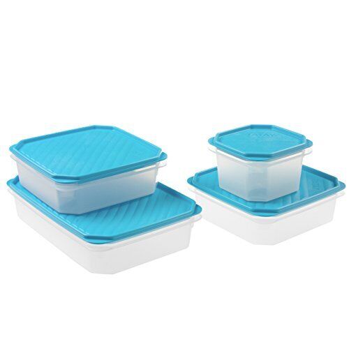 Tatay Set 4 tapers, Blu, Set di 4