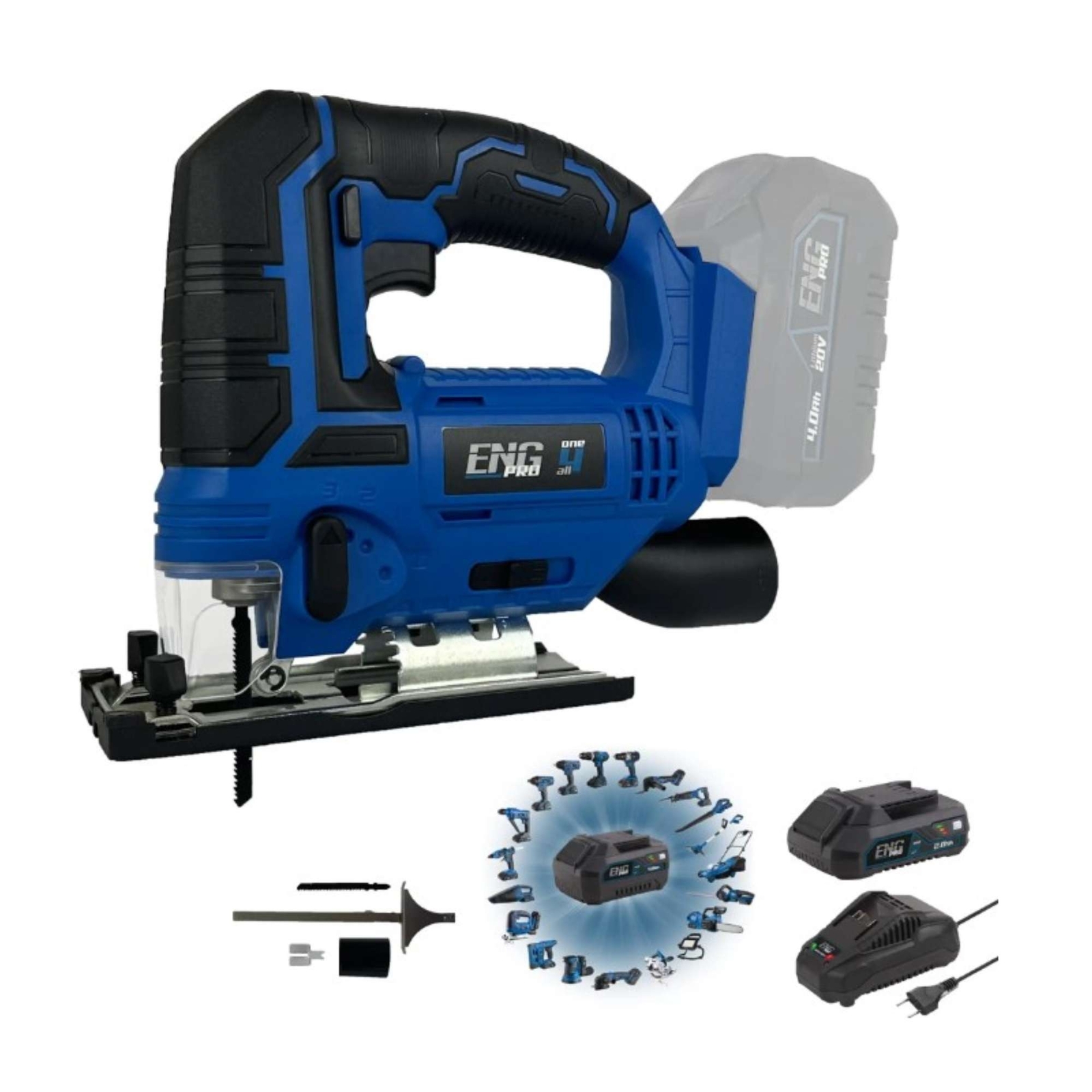 Seghetto Alternativo - Linea professionale ONE4ALL 20V - 1 batteria 2.0Ah
