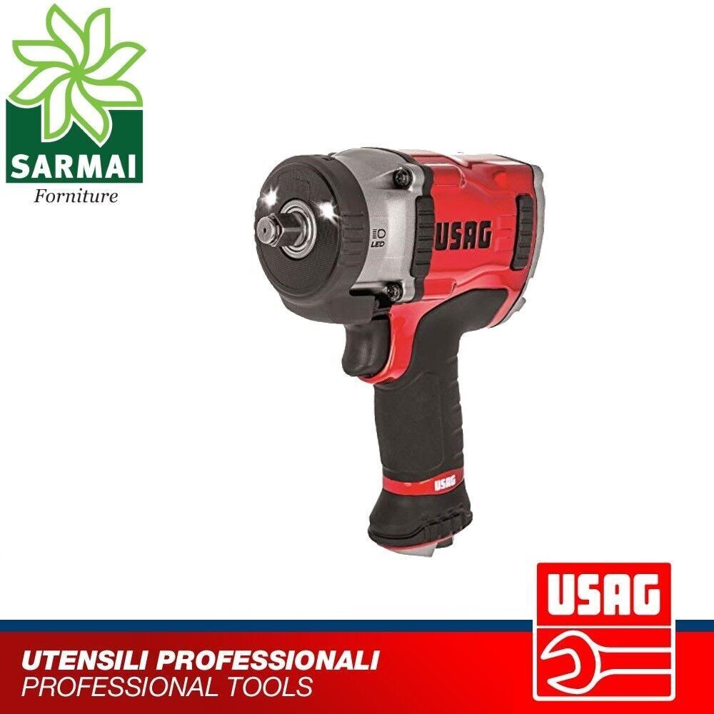 USAG 943 PC1 1/2 Avvitatore pistola pneumatica ad impulsi svita bulloni con LED