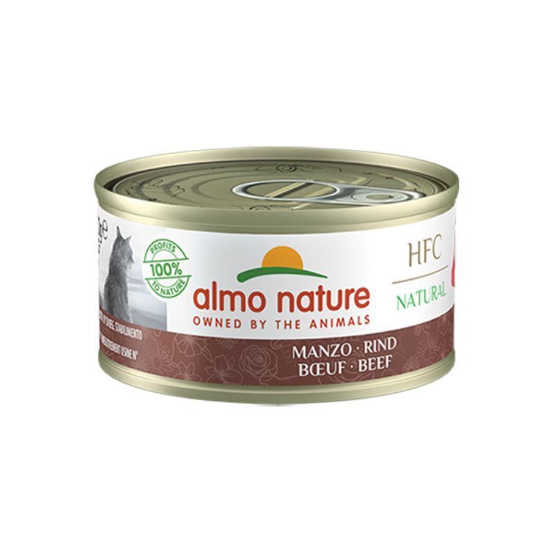 Almo nature cat hfc natural manzo 70gr