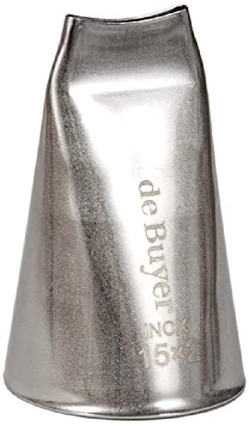 De Buyer Bussola per Nastro in Acciaio Inox, Larghezza 15 x 2 mm, Inossidabile,