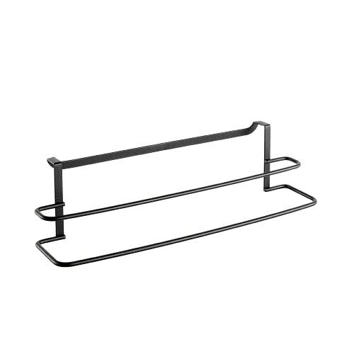 METALTEX ITALIA S.P.A. Double Towel Bar Black, 38x10x9