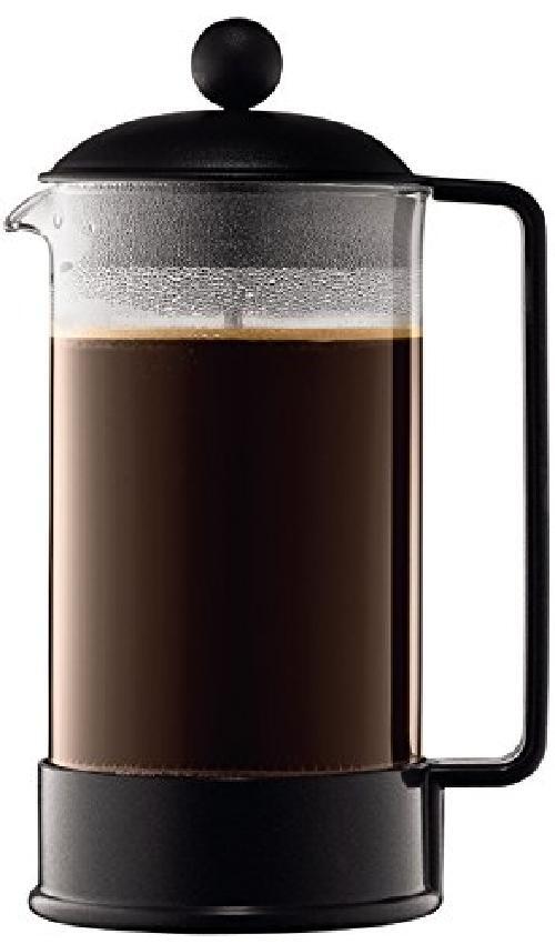 Bodum Brazil Caffettiera 8 tazze colore: Nero